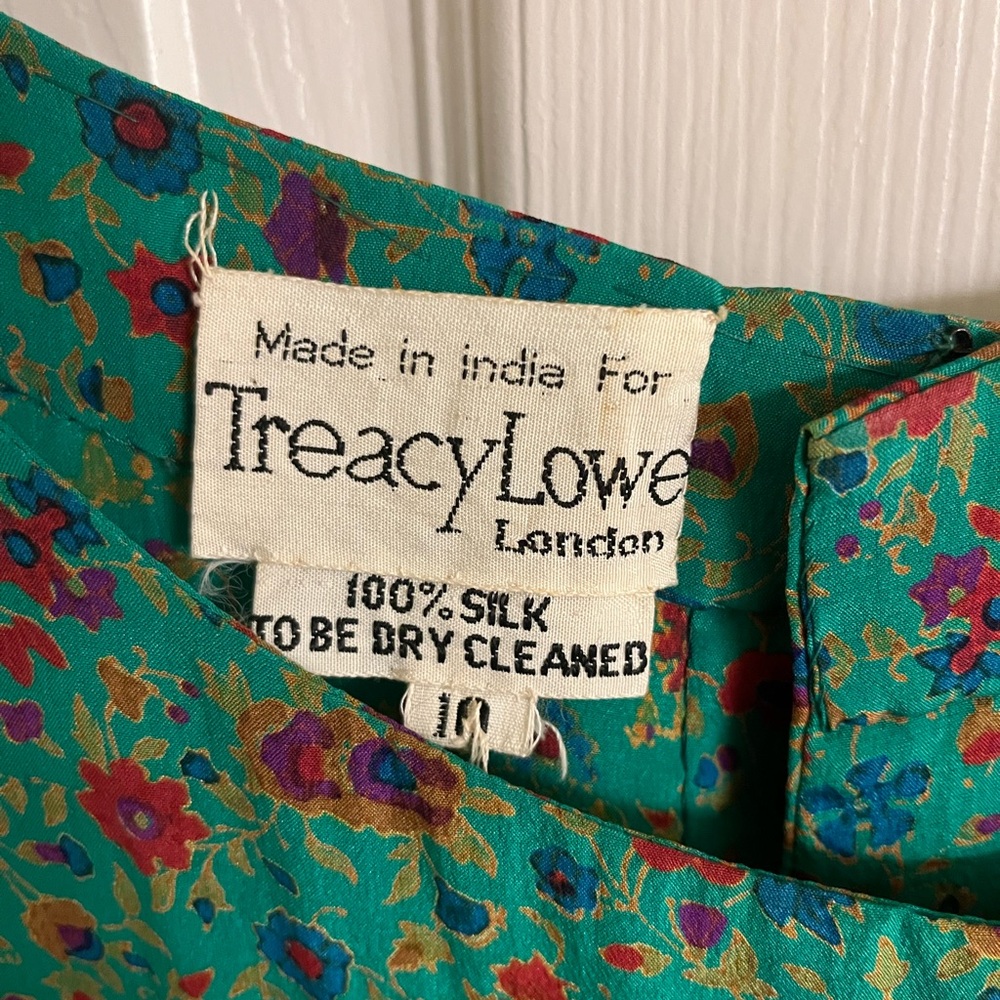 1970’s Vintage Treacy Lowe Silk Dress